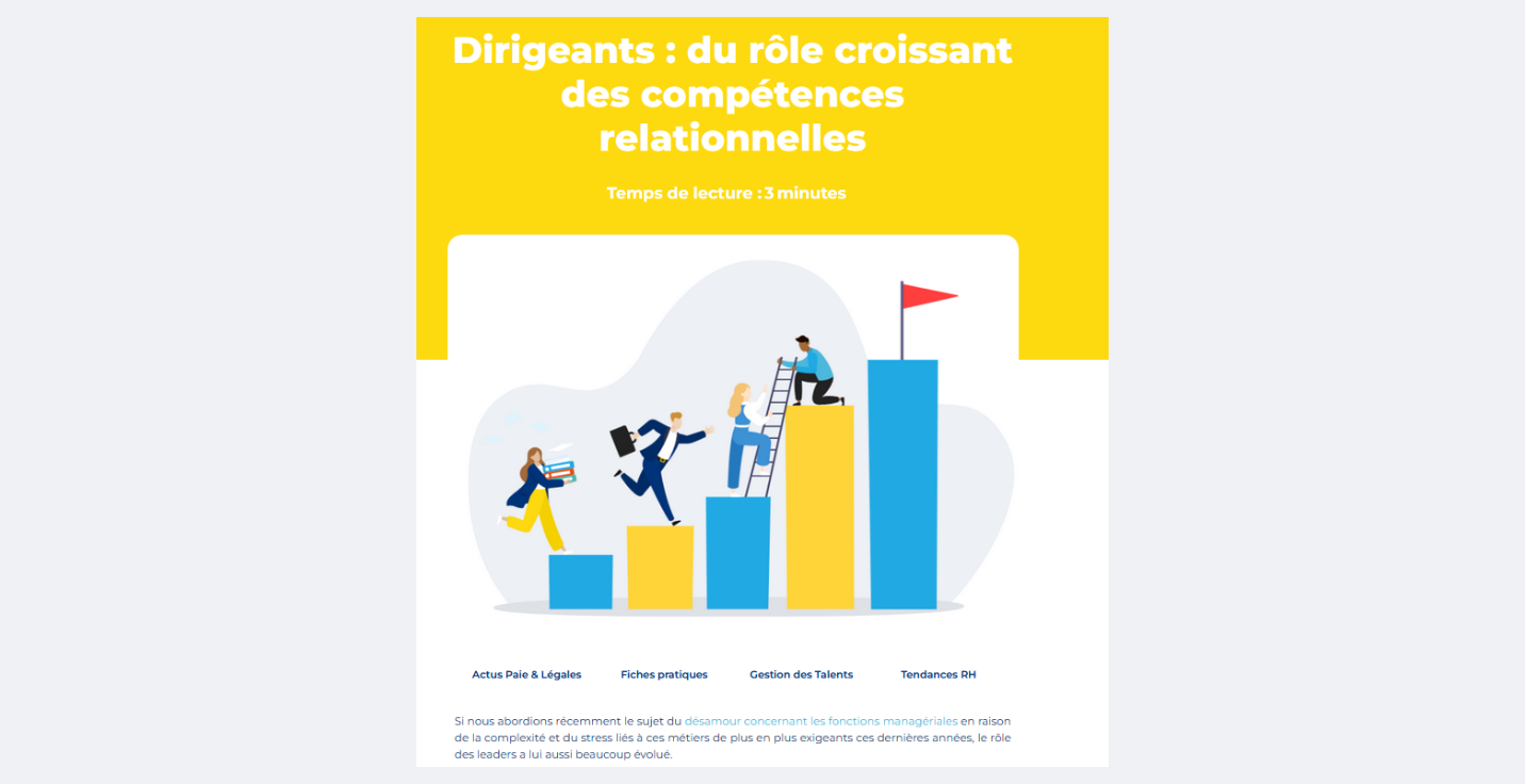 Dirigeants : du rôle croissant des compétences relationnelles